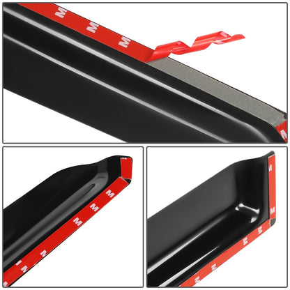 10-13 Kia Soul Carbon Fiber Pattern Window Visors 4PCS