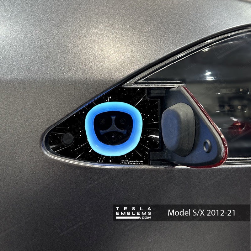 Warp Drive Tesla Charge Port Wrap | Model S