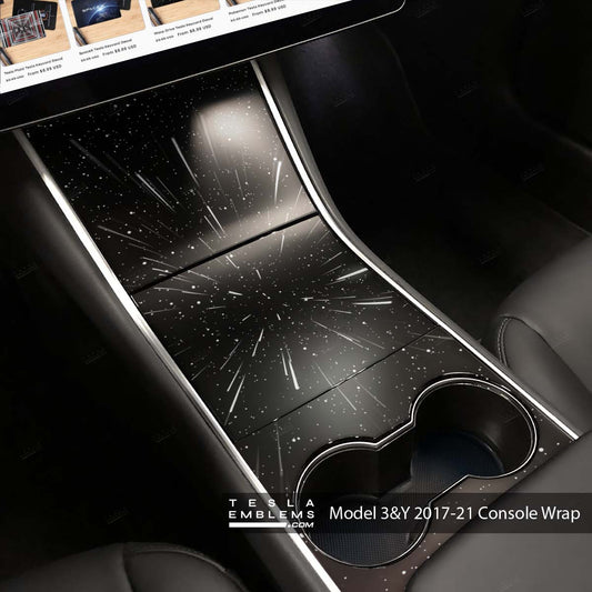 Warp Drive | Tesla Center Console Wrap Kit | Model Y ’19-20