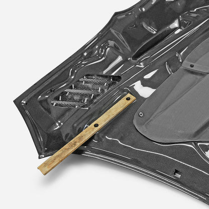 JDMuscle Tanso Carbon Fiber Hood VS Style  - 2020+ Toyota Supra GR A90/A91