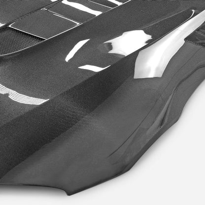 JDMuscle Tanso Carbon Fiber Hood VS Style  - 2020+ Toyota Supra GR A90/A91