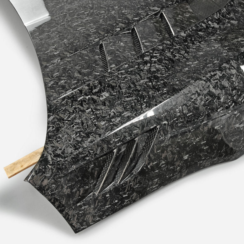 JDMuscle Tanso Carbon Fiber Hood VS Style  - 2020+ Toyota Supra GR A90/A91