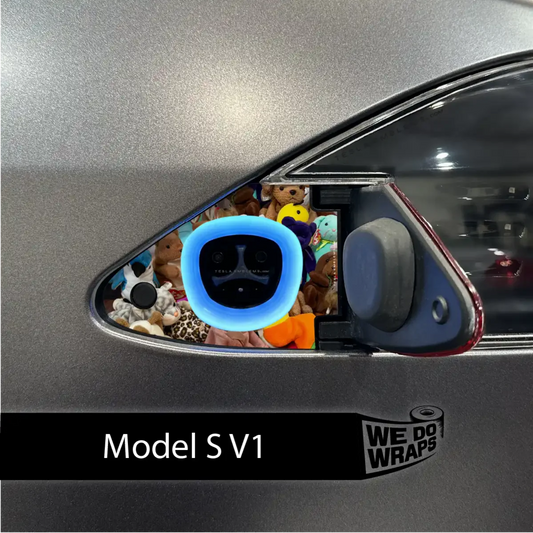 Where I Store My Beanie Babies Tesla Charge Port Wrap | Model S