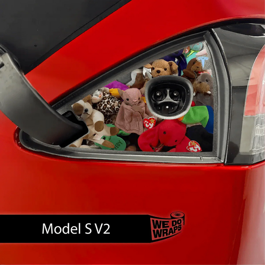 Where I Store My Beanie Babies Tesla Charge Port Wrap | Model S