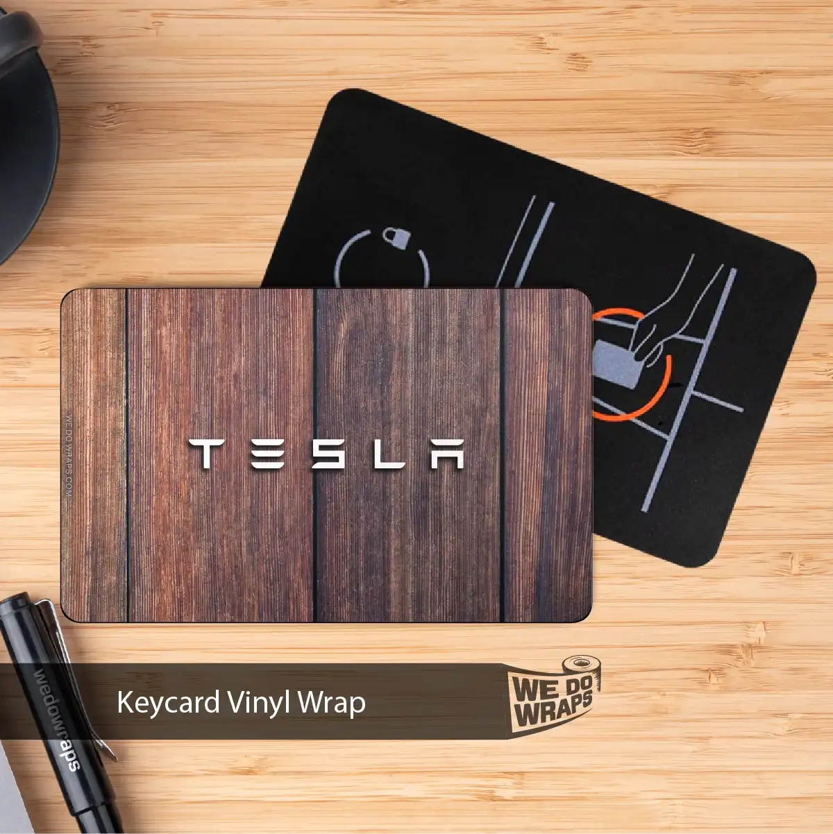 Wood Paneling | NFC Key Card Wrap
