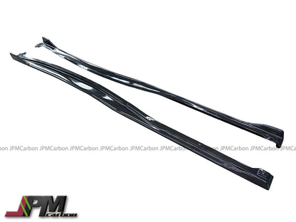 [JPMCarbon] SB Style Carbon Fiber Side Skirt Add-on Lips Fits For 2023-2025 Toyota PRIUS PHEV XW60