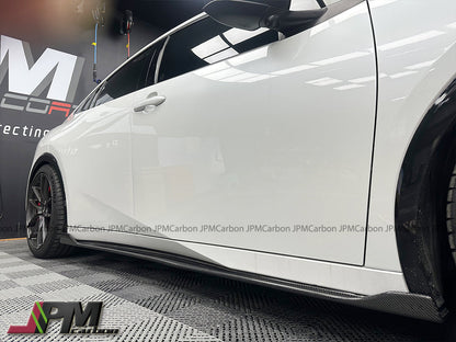 [JPMCarbon] SB Style Carbon Fiber Side Skirt Add-on Lips Fits For 2023-2025 Toyota PRIUS PHEV XW60