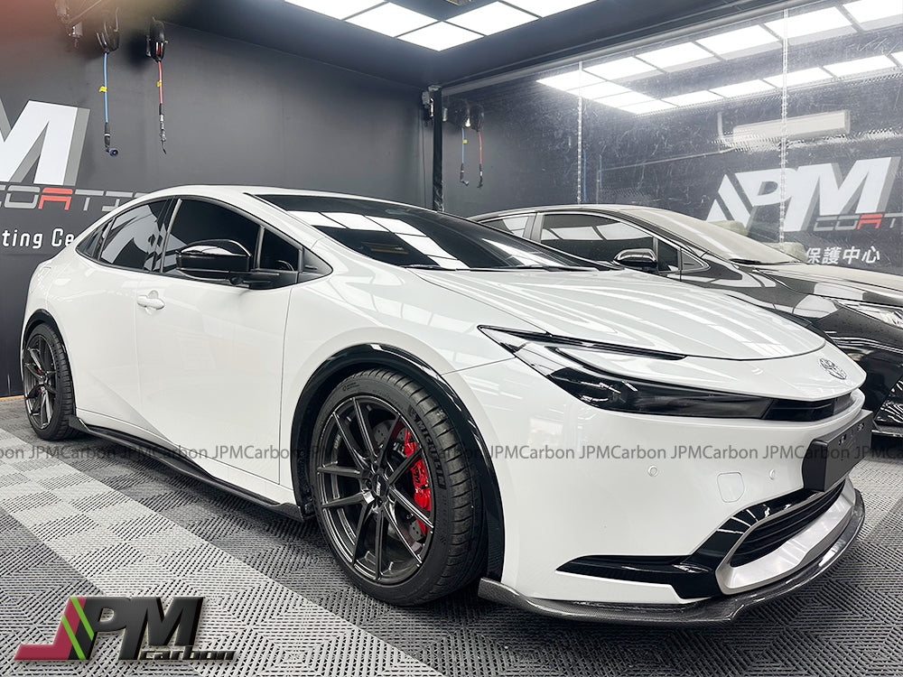 [JPMCarbon] SB Style Carbon Fiber Side Skirt Add-on Lips Fits For 2023-2025 Toyota PRIUS PHEV XW60