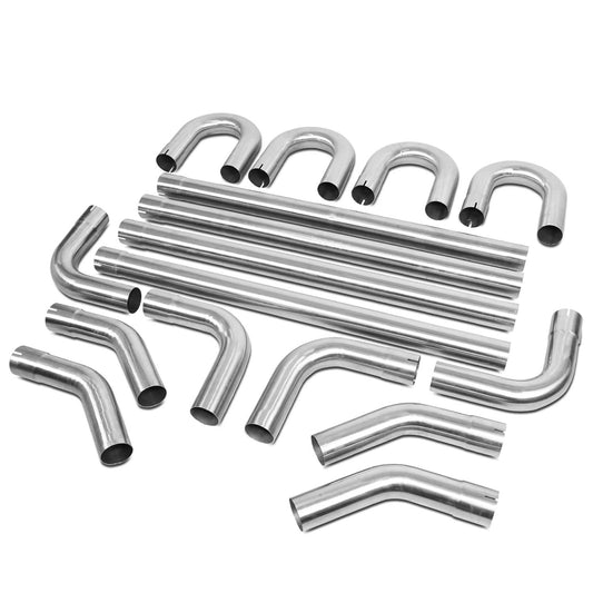 2 Inch Stainless Steel Exhaust Pipes DIY Custom Kit 16 Pieces