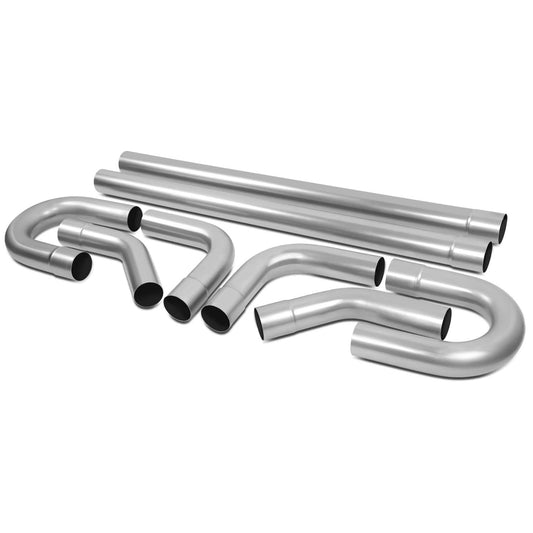 3.0" Mild Steel DIY Custom Exhaust Pipes - 8 Piece Kit