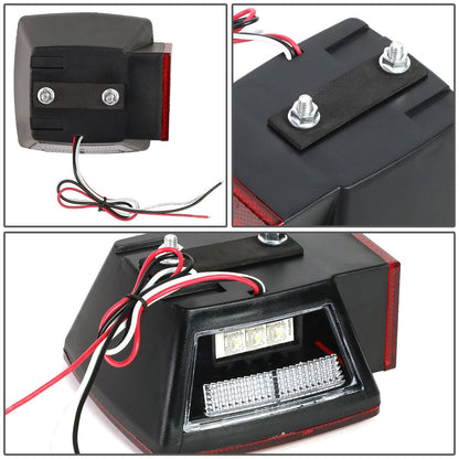 12V Trailer Lights Red Under 80" Wide Applications