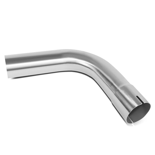 3.0"-3.15" Flared 45 Degree L-Bend Exhaust Pipe Tubing Stainless Steel