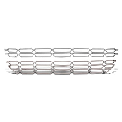 2016-2018 Chevrolet Silverado 1500 Chrome Grille Overlay Insert - 2PCS