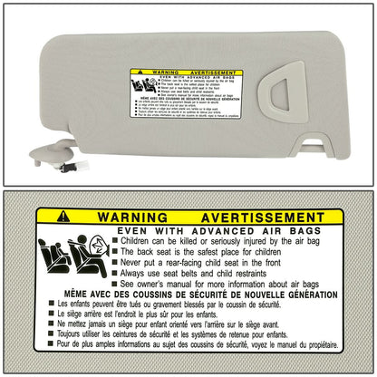 08-11 Honda Accord Sun Visor - Warm Grey