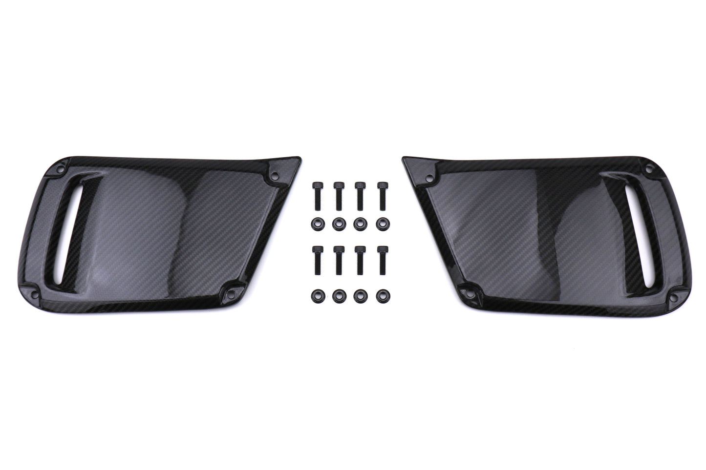 OLM LE Dry Carbon Fiber JDM DRL Facelift Bezel Cover (No Fog Hole) - 2018-2021 Subaru WRX / STI