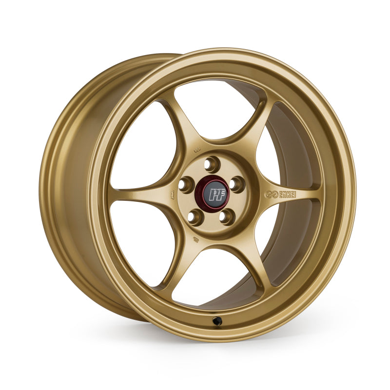 Enkei PF06 15x8 5x114.3 25mm Offset 75mm Bore Gold Wheel (MOQ 40)