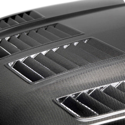 2015-2017 MUSTANG DOUBLE SIDED CARBON FIBER TYPE-TW HOOD