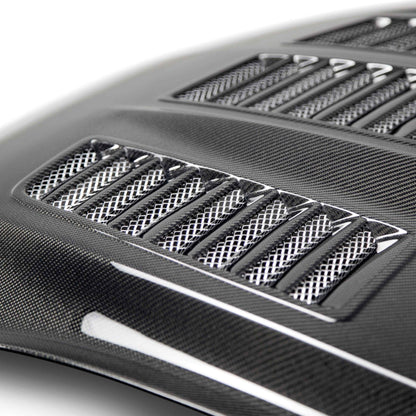 2015-2017 MUSTANG DOUBLE SIDED CARBON FIBER TYPE-TW HOOD