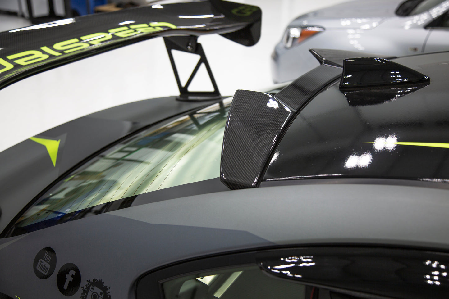 OLM ATAK Carbon Fiber Roof Spoiler - 2015-2021 Subaru WRX / STI