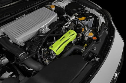 Perrin [22-25 WRX] Pulley Cover | Short Version - Works w/AOS System - Neon Yellow | PSP-ENG-154NY