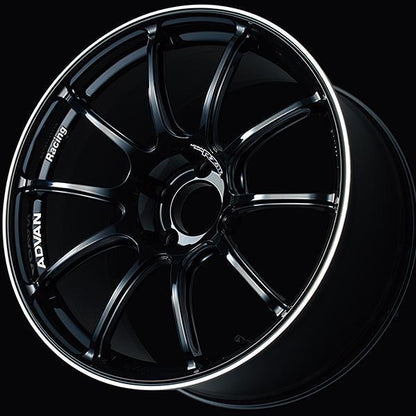 Advan RZII 19x10.0 +25 5x114.3 Racing Gloss Black Wheel