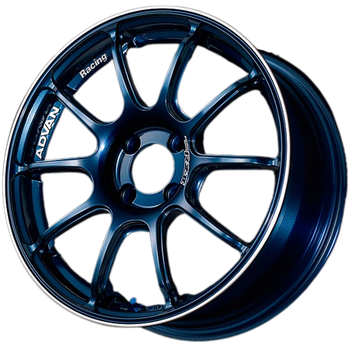 Advan RZII 19x9.0 +53 5x120 Racing Indigo Blue Wheel
