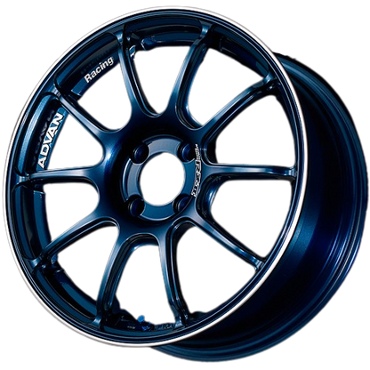 Advan RZII 19x9.5 +50 5x114.3 Racing Indigo Blue Wheel