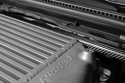 Perrin [08-21 WRX/STI] Carbon Fiber Strut Brace w/Billet Feet | PSP-SUS-071CF