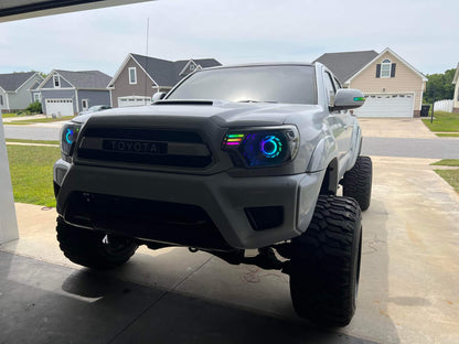 Color Flow Angry Eye Halos 5v Sk6812 Rgbw