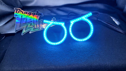Angry Eye RGB Halos Includes Controller With Drl And Turn Signal Inputs