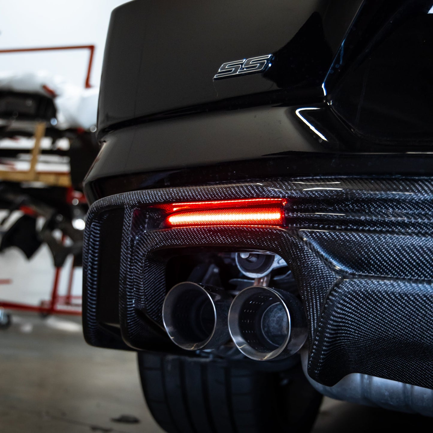 2016-2025 Chevy Camaro Diffuser Clear LED Rear Reflectors (Pair)