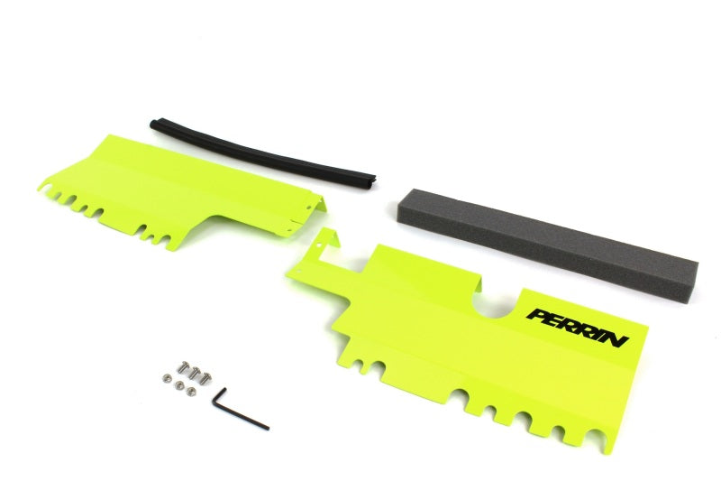 Perrin [15-21 WRX/STI] Radiator Shroud Without OEM Intake Scoop - Neon Yellow | PSP-ENG-512-2NY