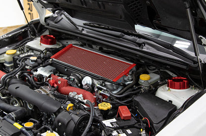 OLM Upper Suspension Mount Cover - Blue - 2015-2021 Subaru WRX / STI