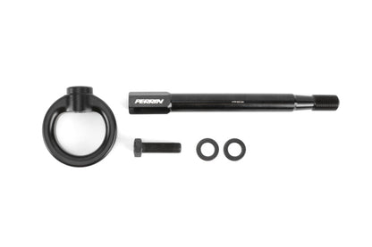 PERRIN [08-14 WRX/STI] Tow Hook Kit Front Flat - Black | PSP-BDY-231BK