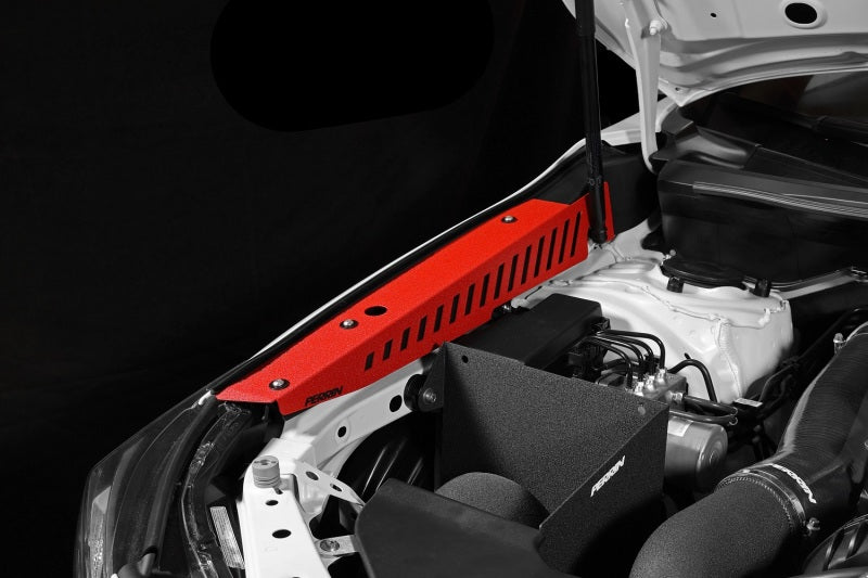 Perrin [22-25 WRX] Fender Shroud Set - Red | PSP-ENG-551RD