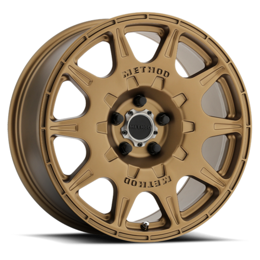 Method MR502 RALLY 17x8 +38mm Offset 5x100 67.1mm CB Method Bronze Wheel