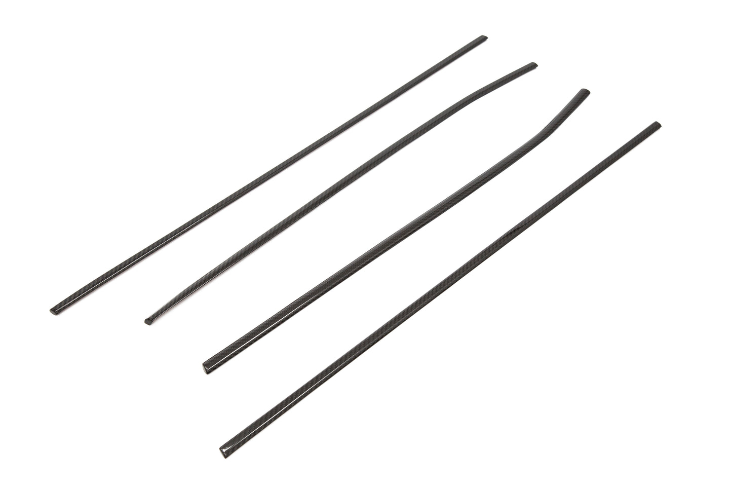 OLM LE Dry Carbon Lower Window Sill Covers - 2015-2021 Subaru WRX / STI