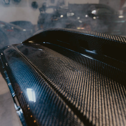 2018-2023 Ford Mustang GT500 Style Double Sided Full Carbon Fiber Track Package Rear Bumper Conversion