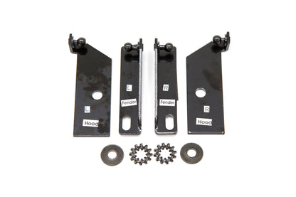 Carbon Reproductions Carbon Kevlar Hood Damper Kit (Red) - 2013-2016 Scion FR-S / 2013-2020 Subaru BRZ / 2017-2019 Toyota 86