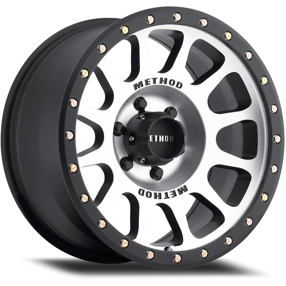 Method MR305 NV 17x8.5 25mm Offset 6x5.5 108mm CB Machined/Black Street Loc Wheel