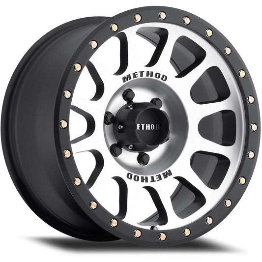 Method MR305 NV 17x8.5 25mm Offset 6x5.5 108mm CB Machined/Black Street Loc Wheel
