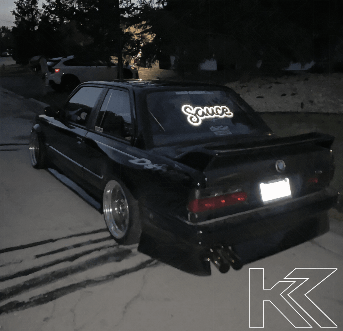 BMW 3-Series E30 Red/ Smoked Tail Lights- Facelift (1988-1994)