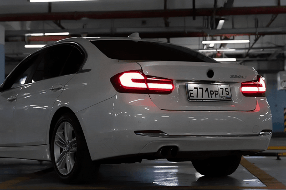 BMW 3 Series F30 F35 F80 "Modern Black Line" LED Tail Light Upgrade (2012-2019)