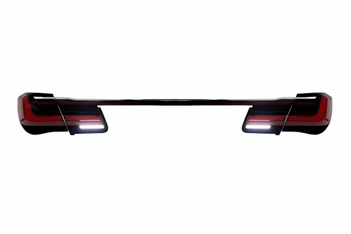 BMW F02 7 Series Red LED Luxury Beam Style Tail Lights (2008 - 2015)