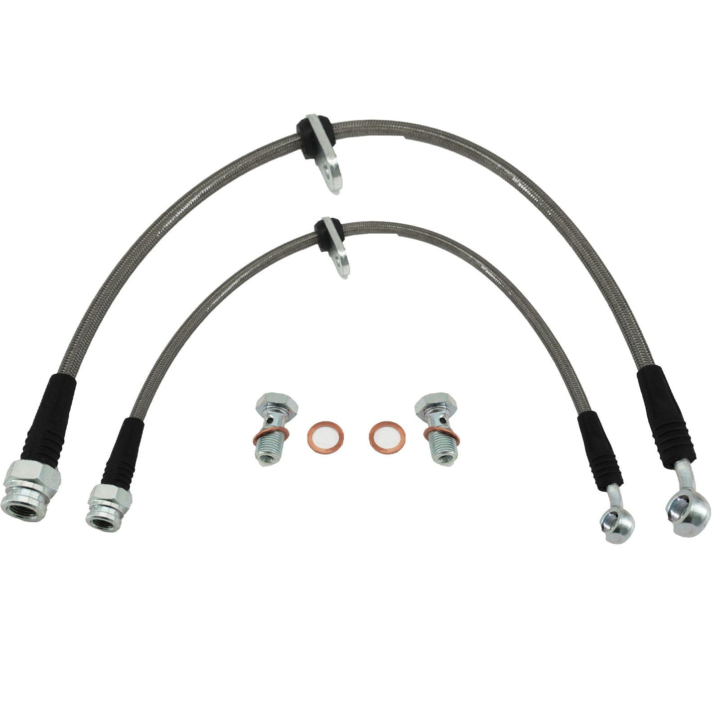 Stainless Rear Brake Line Replacement Kit For 92-95 Honda Civic w/rear disc