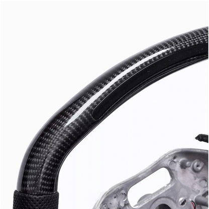 OEM Carbon Fiber LED Heated Steering Wheel for Chevrolet Corvette C8 Z51 Z06