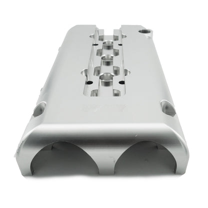 Billet B Series Vented Valve Cover Baffle B16 B18 AN10 For Honda Acura DOHC Vtec