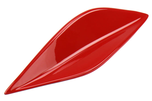 OLM STI Spoiler Side Fins - Pure Red / Ablaze - 2015-2021 Subaru WRX / STI