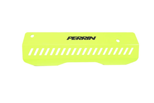 Perrin [22-25 WRX] Pulley Cover | Short Version - Works w/AOS System - Neon Yellow | PSP-ENG-154NY