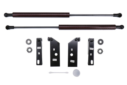 Carbon Reproductions Carbon Kevlar Hood Damper Kit (Red) - 2013-2016 Scion FR-S / 2013-2020 Subaru BRZ / 2017-2019 Toyota 86